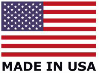 American flag. Made in U.S.A.